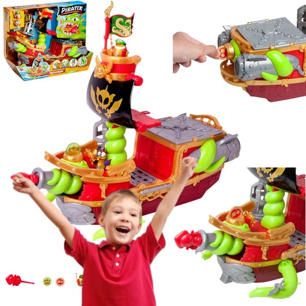 INTERACTIVE PIRATE SHIP TOY: KRAKEN MAGICBOX PIRATIX 2 WITH FIGURINES