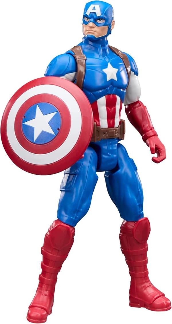 Captain America Marvel Titan 29.2 cm, 11 bends, shield 4+