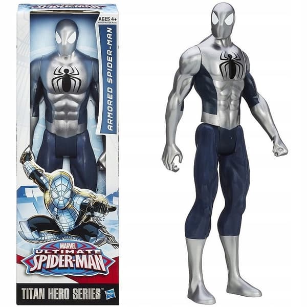 Hasbro large articulated SPIDERMAN ARMORED figure, 30 cm, model: A9366