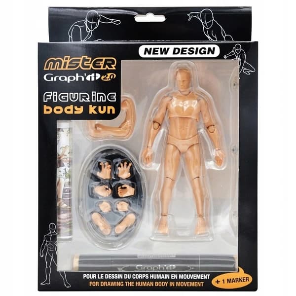 GRAPH'IT articulated figurine, Body Kun man