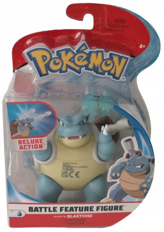 POKEMON Blastoise Turtok Figurine with Attack Function