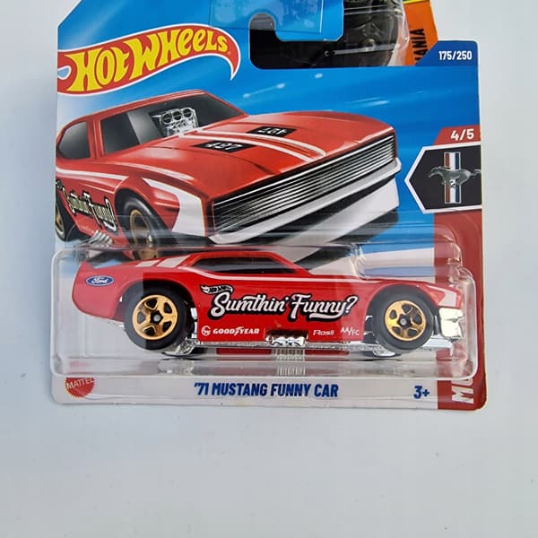 Hot Wheels Ford Mustang 6-car set, 1:64 scale collection