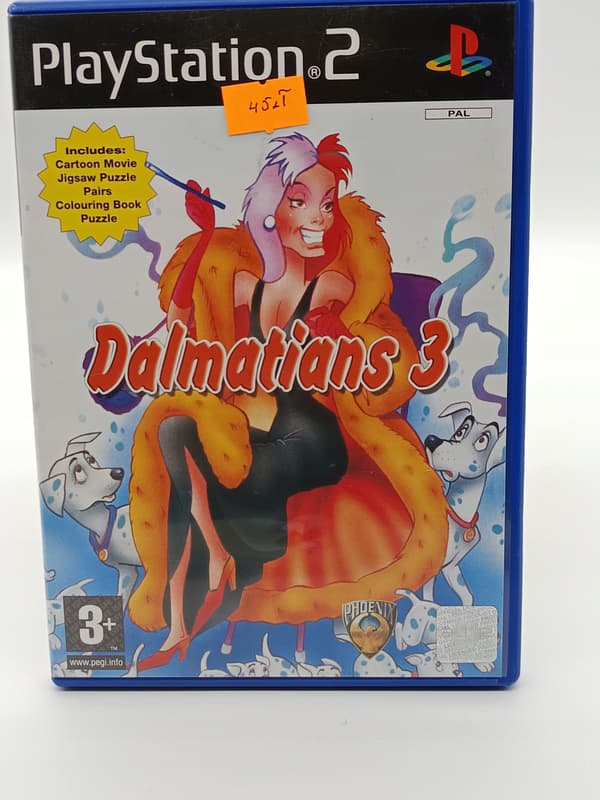 DALMATIANS 3 game for Sony PlayStation 2 (PS2)