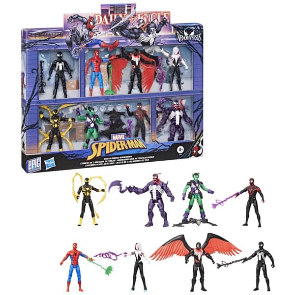 Marvel Spider-Man: Venom Versus – Web Slinging Showdown – 8 figures – Hasbro G1407