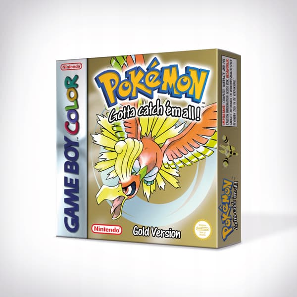 Pokémon Gold EUR Reproduction Packaging + Insert