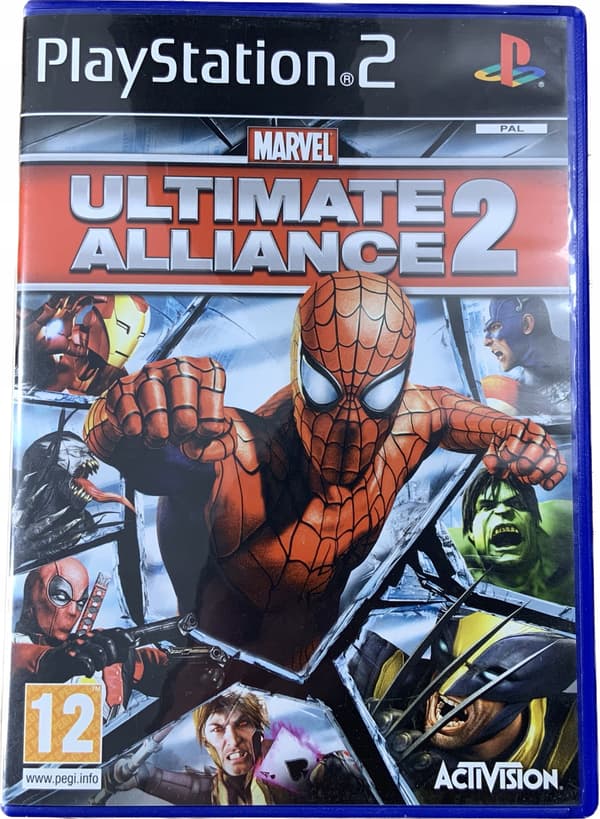 MARVEL ULTIMATE ALLIANCE 2 – disc in excellent condition – PS2