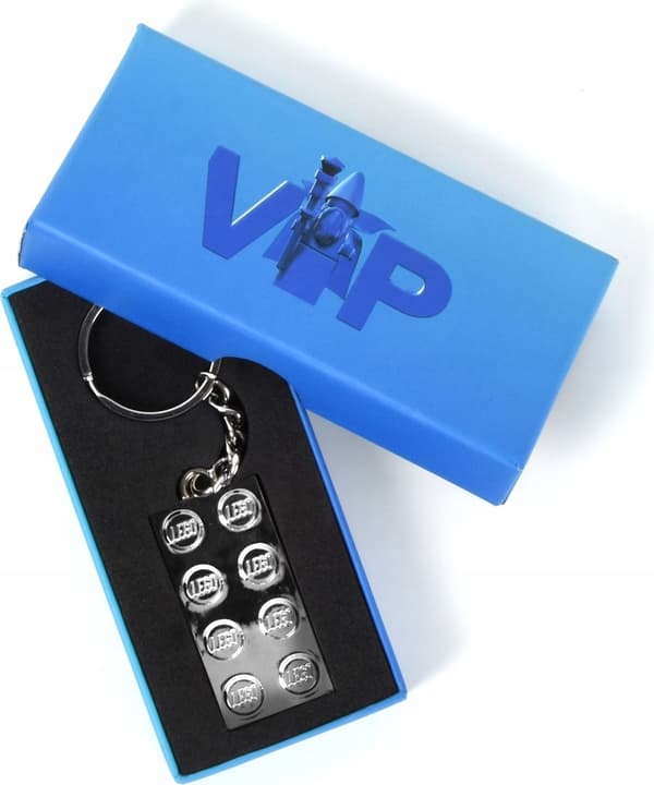 LEGO VIP 5006330 silver metal key ring