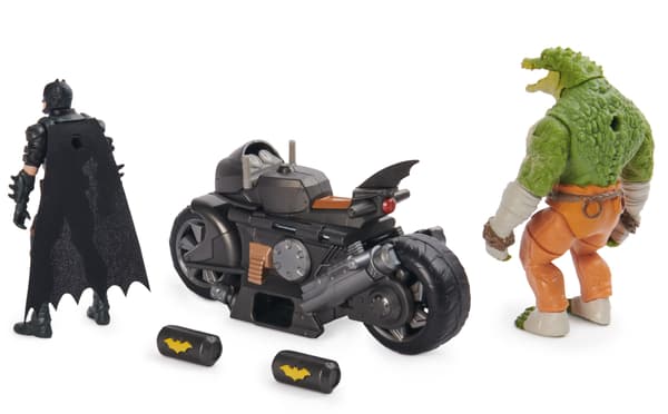 DC Comics, Batman Transforming Batcycle Battle Pack with Exclusive 10-cm Ki