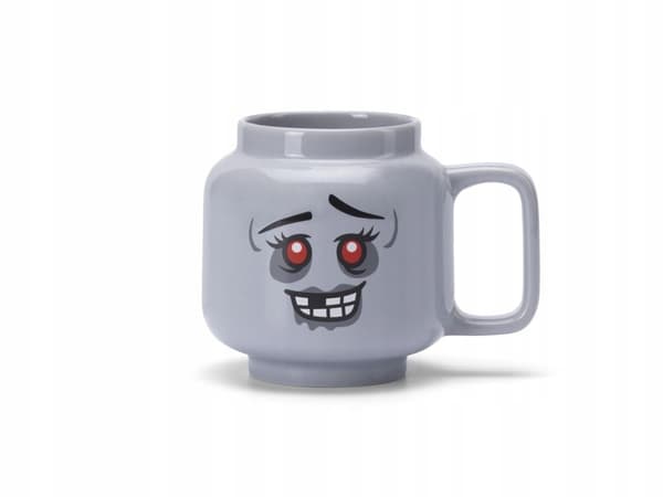 LEGO 41460820 LEGO Big Head Ceramic Mug – Grey Zombie