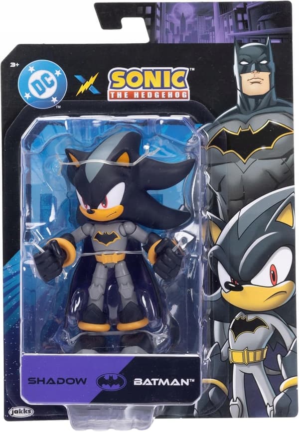 DC X SONIC THE HEDGEHOG BATMAN FIGURE 13CM JAKKS PACIFIC
