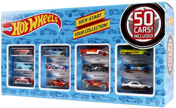 Hot Wheels 50-piece gift set by Mattel