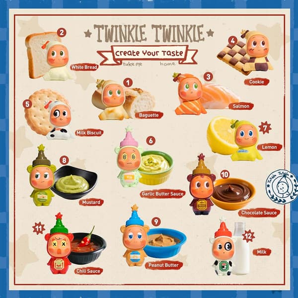 Twinkle Twinkle Create Your Taste Series Figures