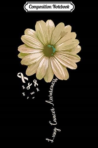 Composition Notebook: Lung Cancer Awareness – A Lovely Support Gift Journal/Notebook