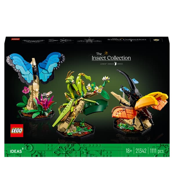 LEGO Ideas 21342 Insect Collection: Beetle, Butterfly, Mantis