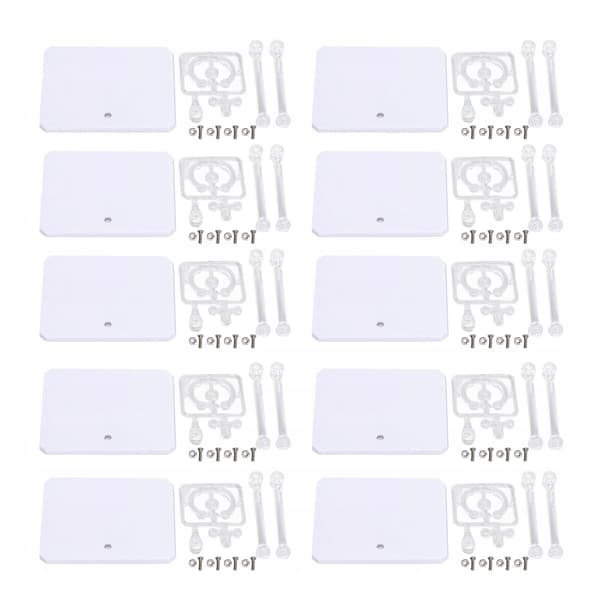 10pcs Installation Instructions Assembly Diagram Display Base Bracket BS