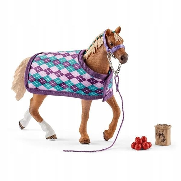 Schleich 42360 Thoroughbred Horse with Saddlecloth