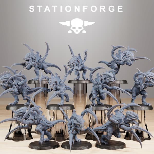 Xenarid-infanteriets närstridsenhet – Station Forge – 3D-utskrift