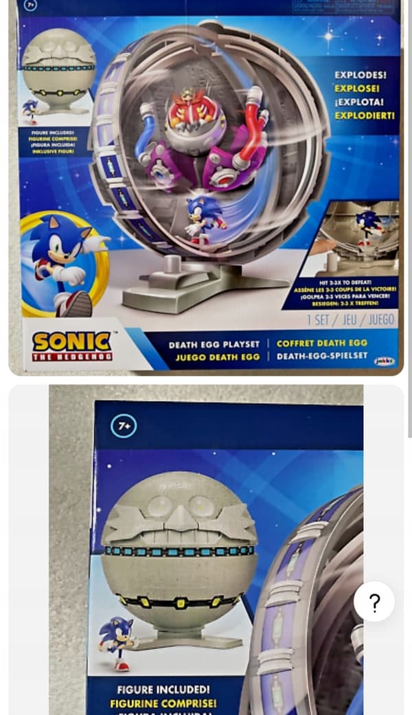 Sonic – 6.5 cm Death Egg Playset featuring Sonic (417024)
