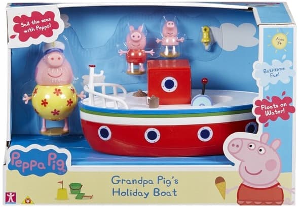 PEPPA PIG: RED MOTORBOAT WITH A BOARD
