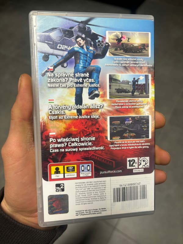 Pursuit Force Extreme Justice PSP – Polish launch edition