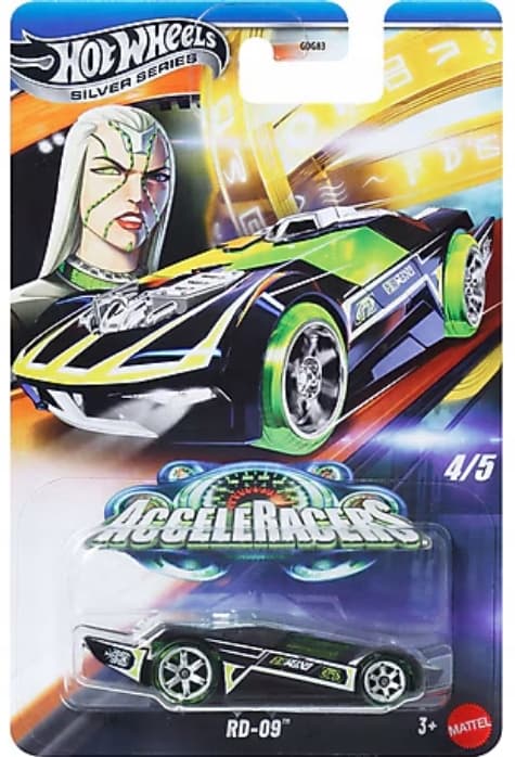 HW HOT WHEELS - RD-09 - AcceleRacers - SILVER SERIES - JCB91