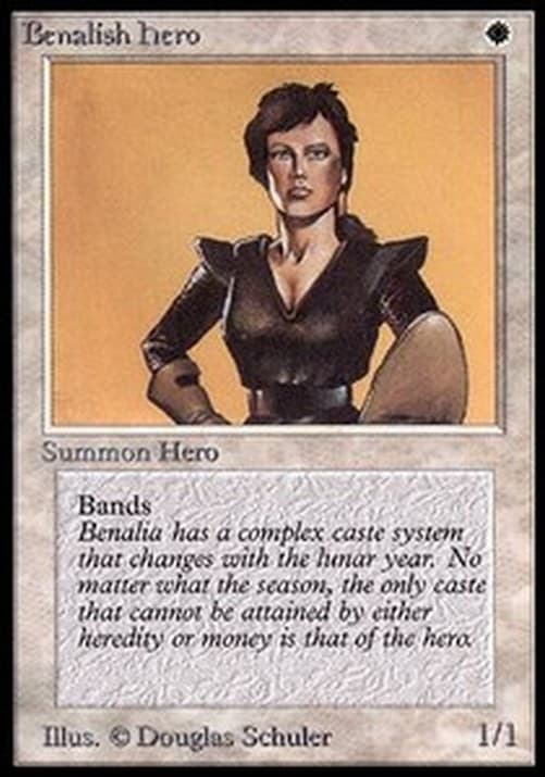 Magic: The Gathering Benalish Hero