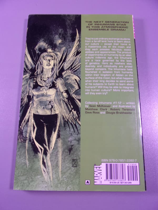 YOUNG INHUMANS 2008, English-language edition