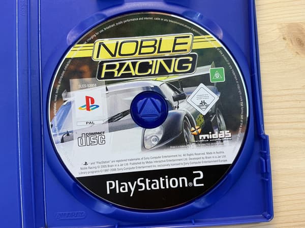 NOBLE RACING 2006 – disc in excellent condition – PS2 PREMIERE