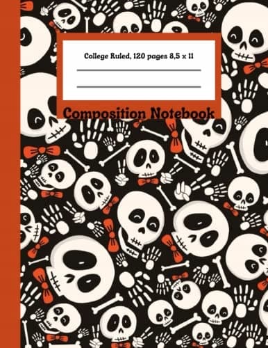 Halloween Composition Book: College-ruled Notebook | Lined Journal | 120