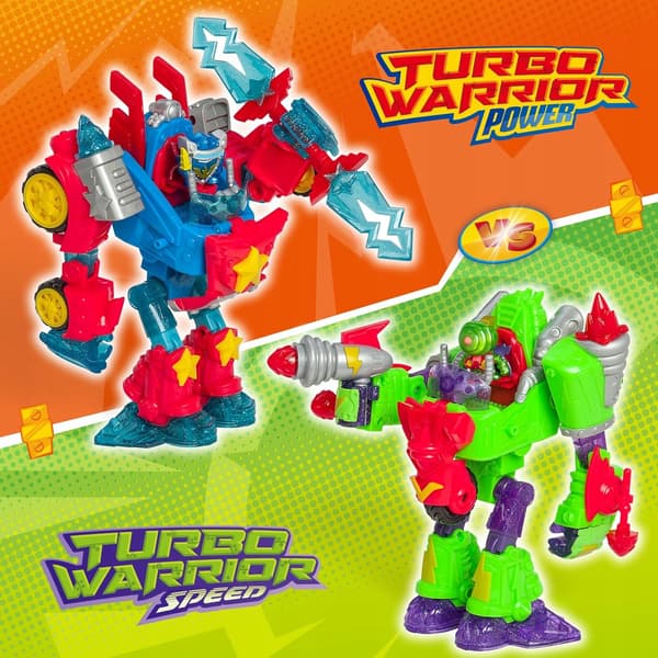 SuperThings Turbo Warrior Power Transforming Robot Toy