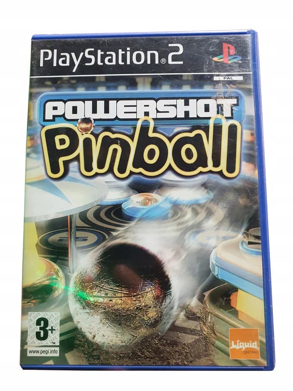 POWERSHOT PINBALL PS2 FIRST EDITION, IN EXCELLENT CONDITION