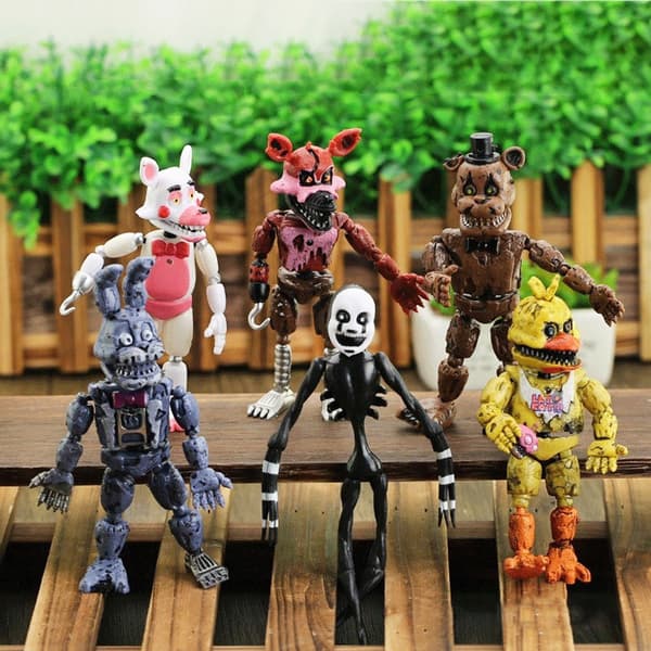 FNAF Bonnie, Foxy, Chica and Freddy – 6 figures, 16 cm