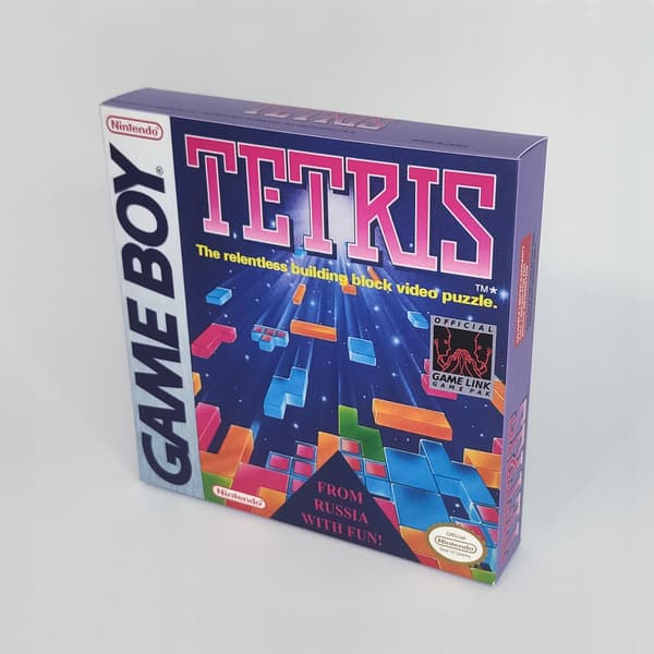 Tetris Game Boy Box + Cartridge