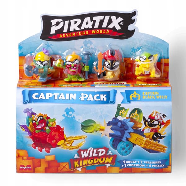 Piratix Wild Kingdom Captain Pack – figurines + accessories, 1 item (assorted)