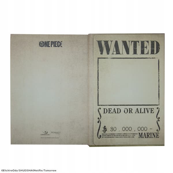 Luffy poster hardback notebook, One Piece