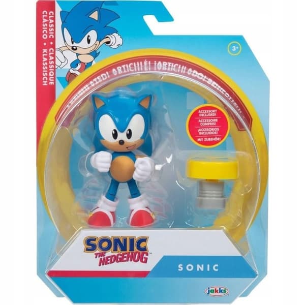 SONIC THE HEDGEHOG CLASSIC SONIC 10cm + JUMPING PLATFORM