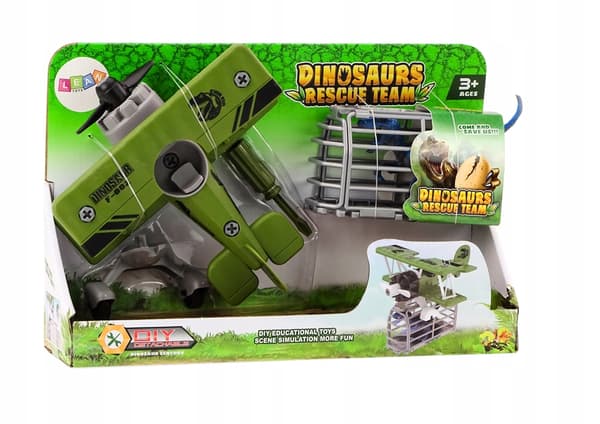 DINOSAUR TRANSPORT PLANE – CAGE, ASSEMBLE YOURSELF