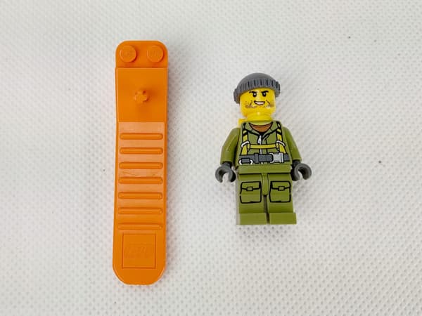 LEGO Mixed Bricks (Random Selection) 1 kg + minifigure + divider