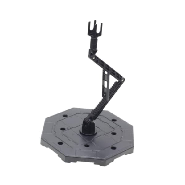 Action figure stand with height-adjustable angle Sturdy doll stand Support Black