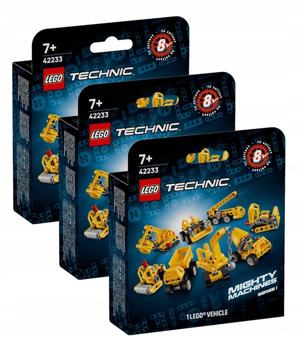 Lego Technics 42233 Mighty Machines | 3 pieces
