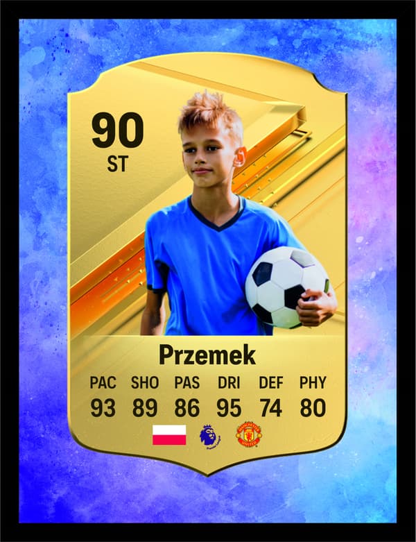 FIFA EA FC 24 Personalised FUT Card – A4 Frame