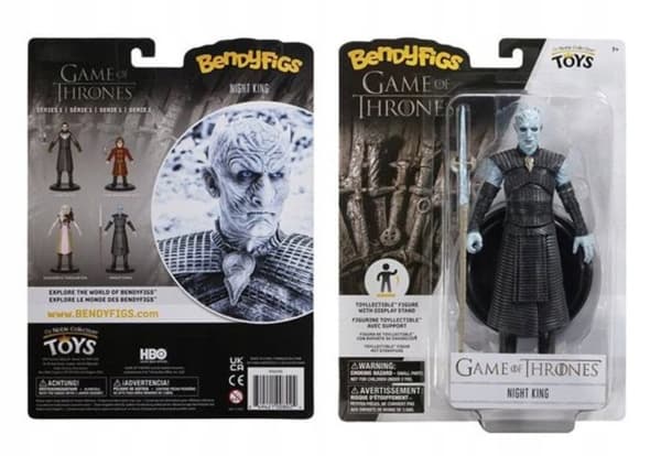 Bendyfigs Game of Thrones – Night King Figurine, 19 cm, NN0096