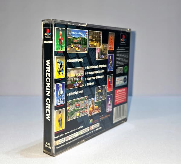 Wreckin' Crew: Drive Dangerously 3XA PlayStation (PSX) boxed copy