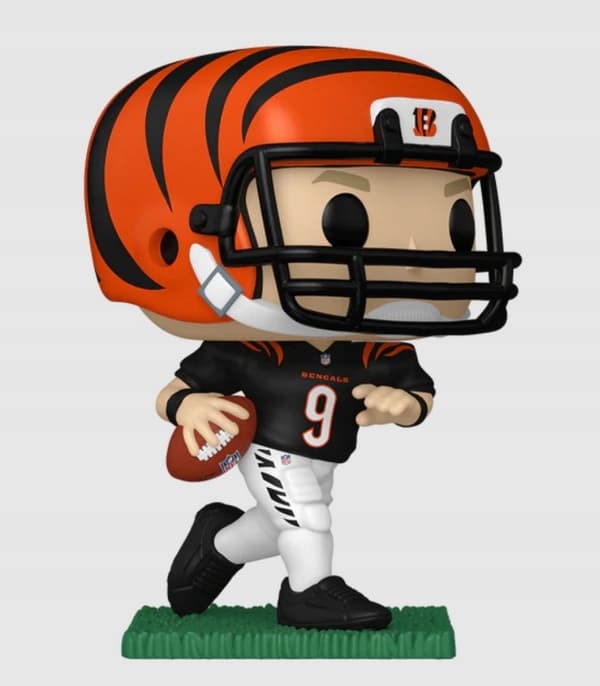 Funko POP NFL: Cincinnati Bengals – Joe Burrow (Black T-shirt)