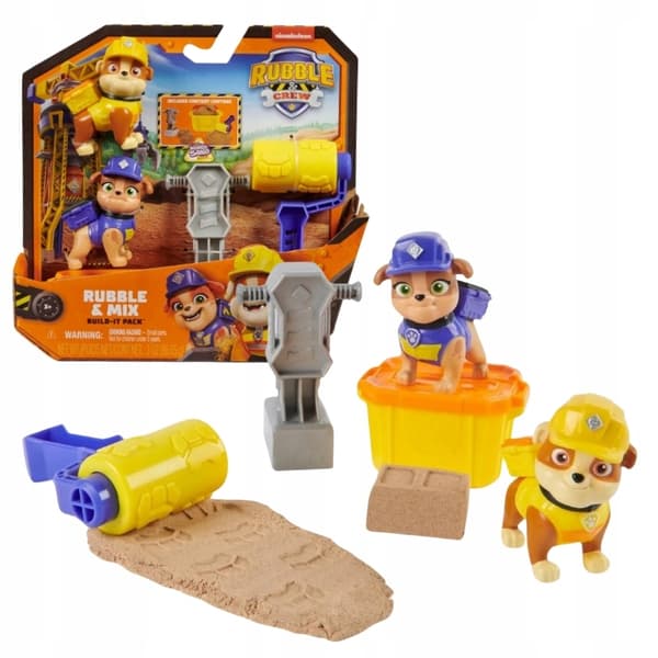 PSI PATROL RUBBLE & CREW KINETIC SAND SET + RUBBLE