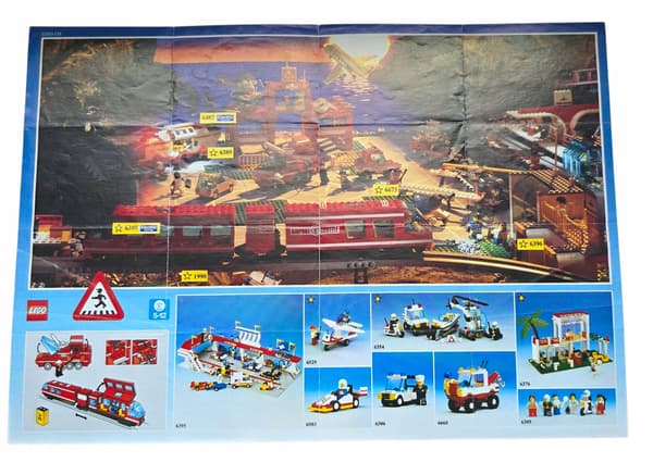 LEGO LEAFLET Poster 1990 Town 113185-OS
