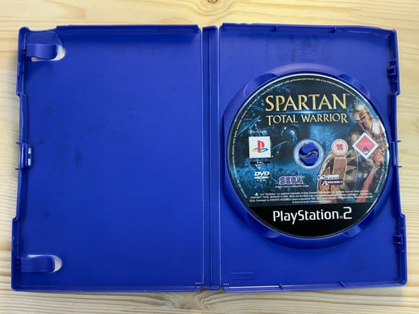 SPARTAN TOTAL WARRIOR DST+ disc for PS2