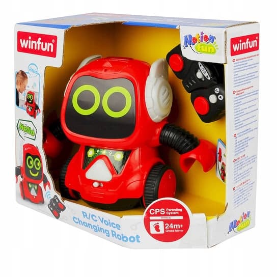 WINFUN Interactive Toy: Remote-Controlled Voice-Changing Robot, 24m+