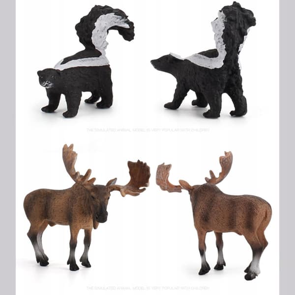 Realistic animal model Mini educational props Animal model toys C