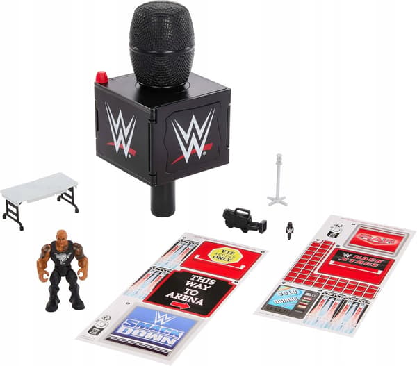 MATTEL WWE Knuckle Crunchers Final Boss Microphone Set